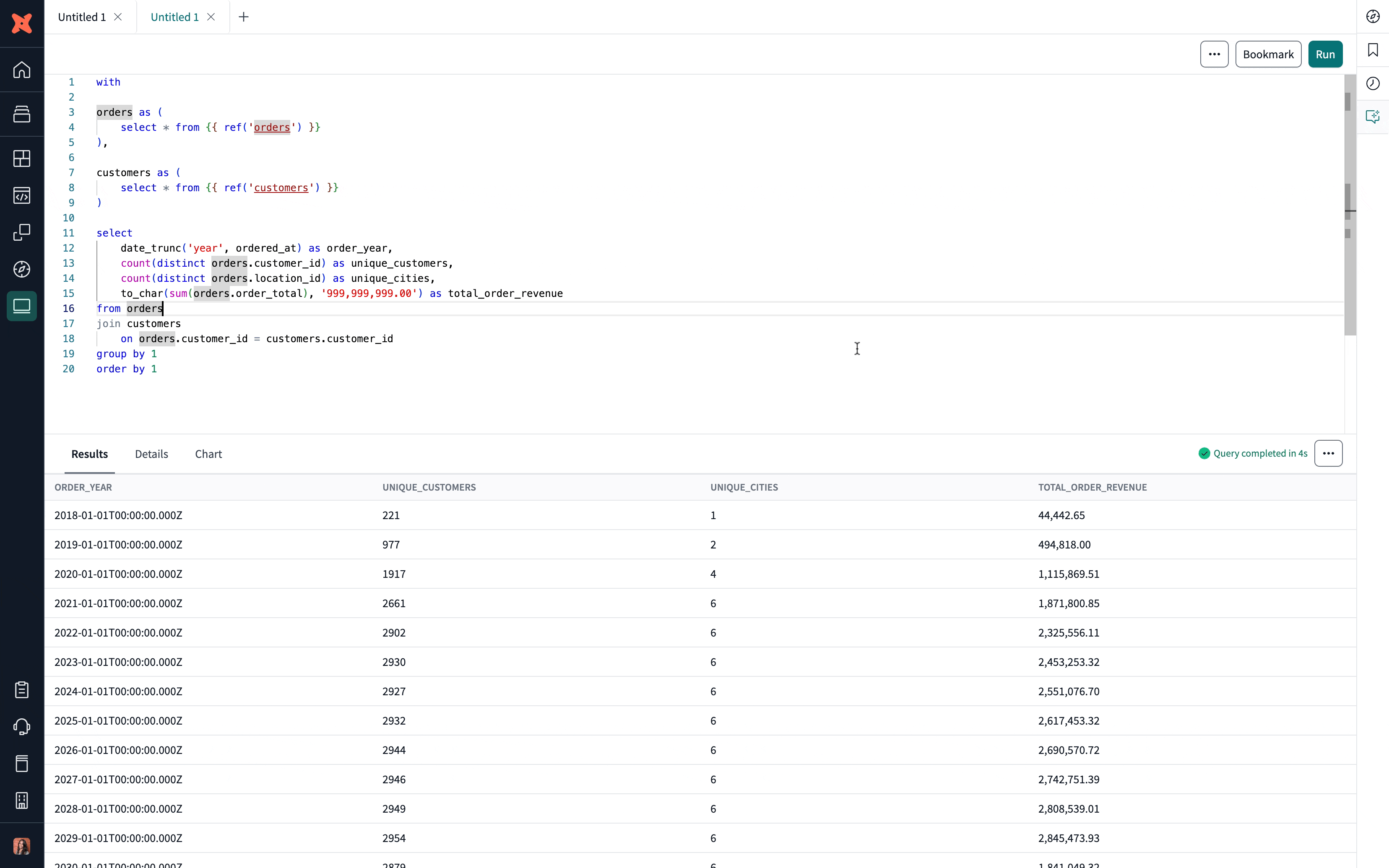 Query page dbt Copilot Query page dbt Copilot